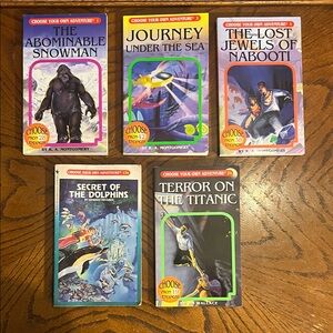 Choose Your Own Adventure kids books | set of 5 paperback novels